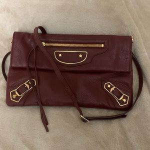 Balenciaga Clutch/Crossbody bag maroon